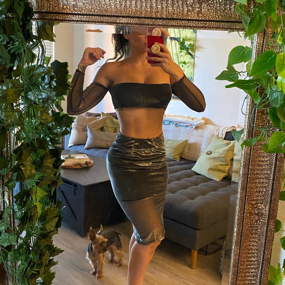 FASHIONNOVA top and skirt set